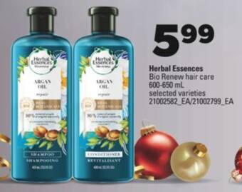 Real Canadian Superstore Herbal essences bio renew hair care, 600-650 ml offer