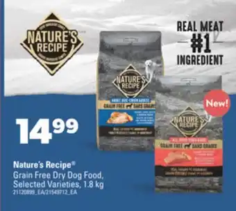 Real Canadian Superstore Nature's recipe grain free dry dog food, 1.8 kg offer