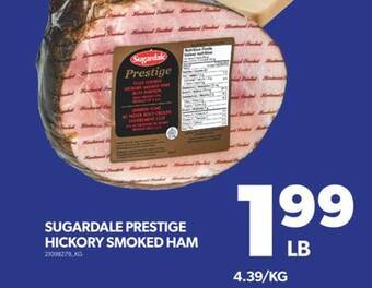 Real Canadian Superstore Sugardale prestige hickory smoked ham offer
