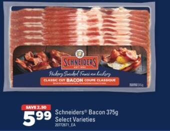 Real Canadian Superstore Schneiders bacon 375g offer