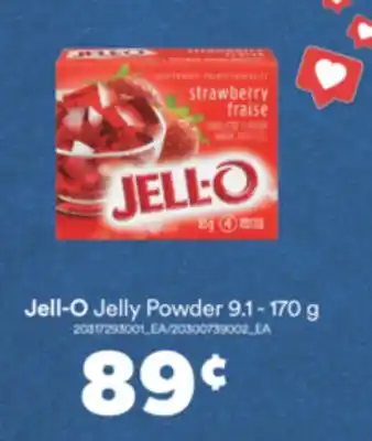 Real Canadian Superstore Jell-o jelly powder, 9.1 - 170 g offer