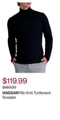 Hudson's Bay Rib-knit turtleneck sweater offer