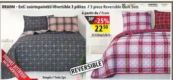 Sushi Shop 3 piece reversible quilt sets offer