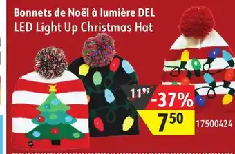Sushi Shop Led light up christmas hat offer