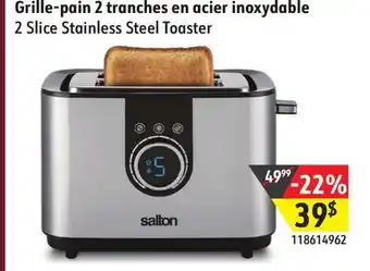 Sushi Shop Salton 2 slice stainless steel toaster offer
