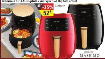 Sushi Shop Massimo air fryer 3.6l digital control offer