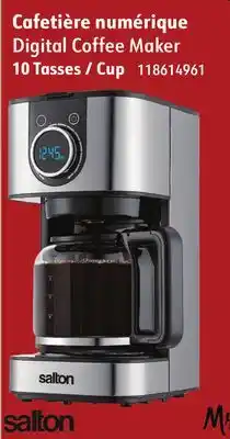 Sushi Shop Salton digital coffee maker offer