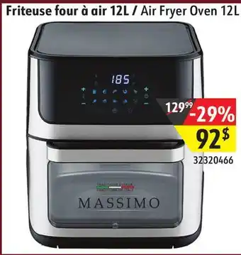 Sushi Shop Massimo air fryer oven 12l offer