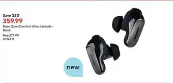 Staples Bose quietcomfort ultra earbuds - black offer