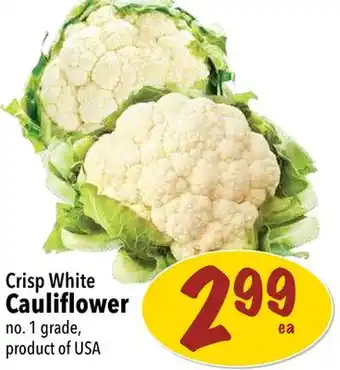 Farm Boy Crisp white cauliflower offer