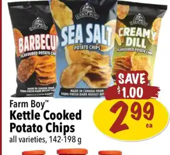 Farm Boy Farm boy kettle cooked potato chips offer