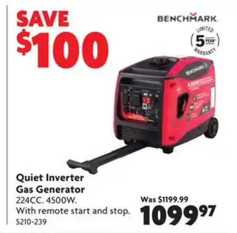Home Hardware Quiet inverter gas generator offer