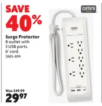 Home Hardware Surge protector offer