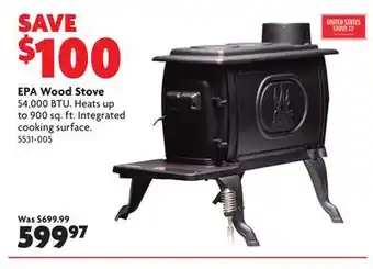 Home Hardware Epa wood stove offer