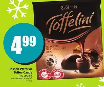 FreshCo Roshen wafer or toffee candy 325-350 g offer