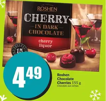 FreshCo Roshen chocolate cherries 155 g offer