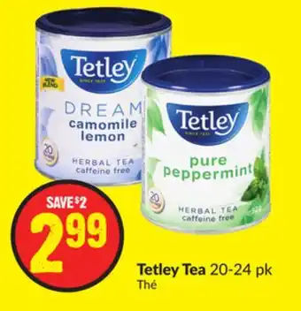 FreshCo Tetley tea 20-24 pk offer