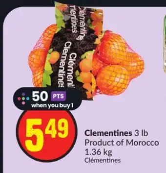 FreshCo Clementines 3 lb product of morocco 1.36 kg offer