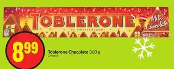 FreshCo Toblerone chocolate 360 g offer