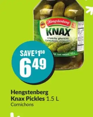 FreshCo Hengstenberg knax pickles 1.5 l offer