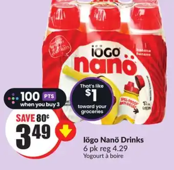 FreshCo Iogo nano drinks 6 pk offer