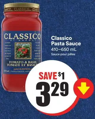FreshCo Classico pasta sauce 410-650 ml offer