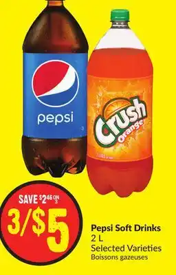 Chalo FreshCo Pepsi soft drinks 2 l selected varieties offer