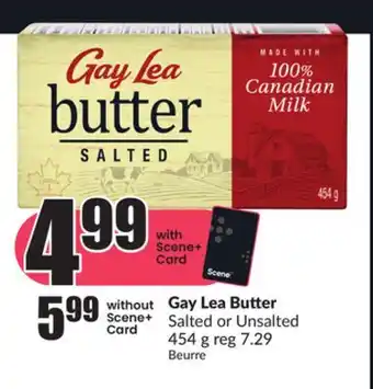 Chalo FreshCo Gay lea butter salted or unsalted offer