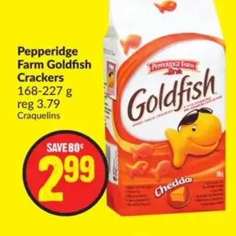 Chalo FreshCo Pepperidge farm goldfish crackers 168-227 g offer