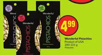 Chalo FreshCo Wonderful pistachios product of usa 200-225 g offer