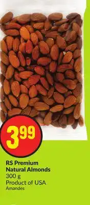 Chalo FreshCo Premium natural almonds 300 g product of usa offer