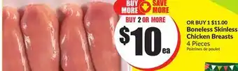 Chalo FreshCo Boneless skinless chicken breasts 4 pieces offer