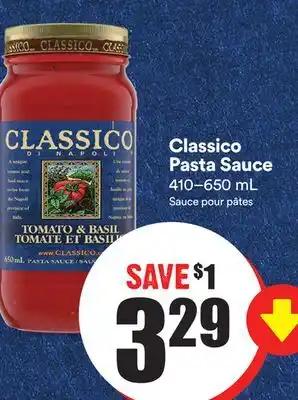 Chalo FreshCo Classico pasta sauce 410-650 ml offer