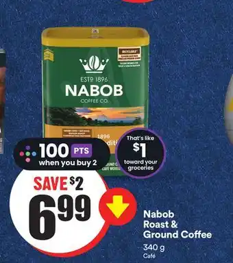 Chalo FreshCo Nabob roast & ground coffee 340 g offer
