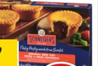 Giant Tiger Schneiders pot pies offer