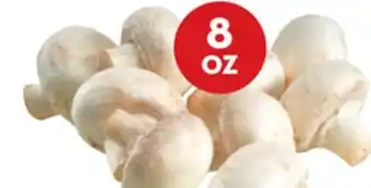 Giant Tiger 8 oz whole white mushrooms offer