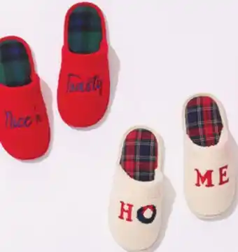Giant Tiger Memory foam slippers offer