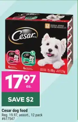 Giant Tiger Cesar dog food offer
