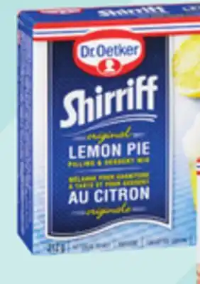 Giant Tiger Dr. oetker shirriff pie filling offer