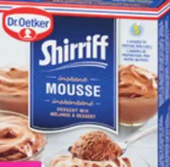 Giant Tiger Dr. oetker shirriff mousse mix offer