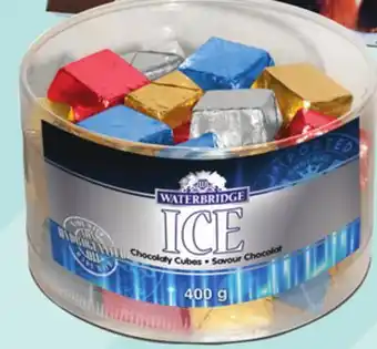 Giant Tiger Waterbridge ice chocolate cubes offer