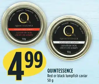 Marché Adonis Quintessence red or black lumpfish caviar offer