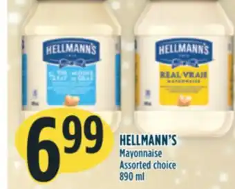 Marché Adonis Hellmann's mayonnaise offer
