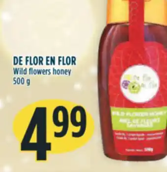 Marché Adonis De flor en flor wild flowers honey offer