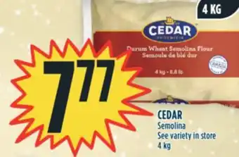 Marché Adonis Cedar semolina offer