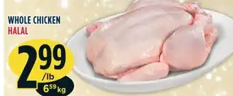 Marché Adonis Whole chicken halal offer