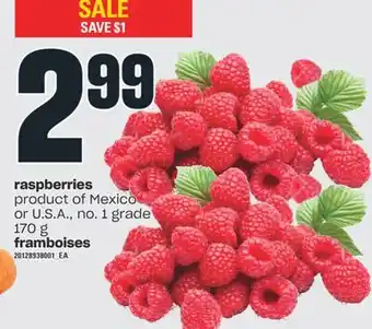 Valu-mart Framboises offer