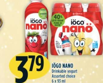 Marché Adonis Iögo nano drinkable yogurt offer