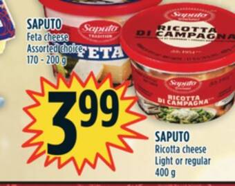 Marché Adonis Saputo feta cheese offer