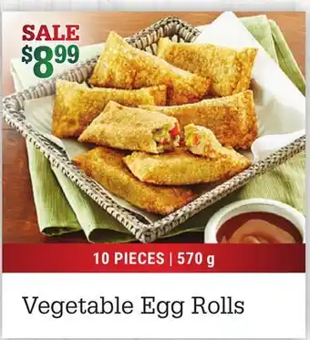 M & M Food Market Vegetable egg rolls offer